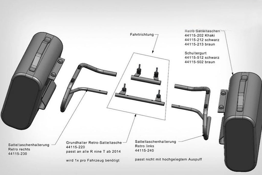 Wunderlich Holder for MAMMUT bags