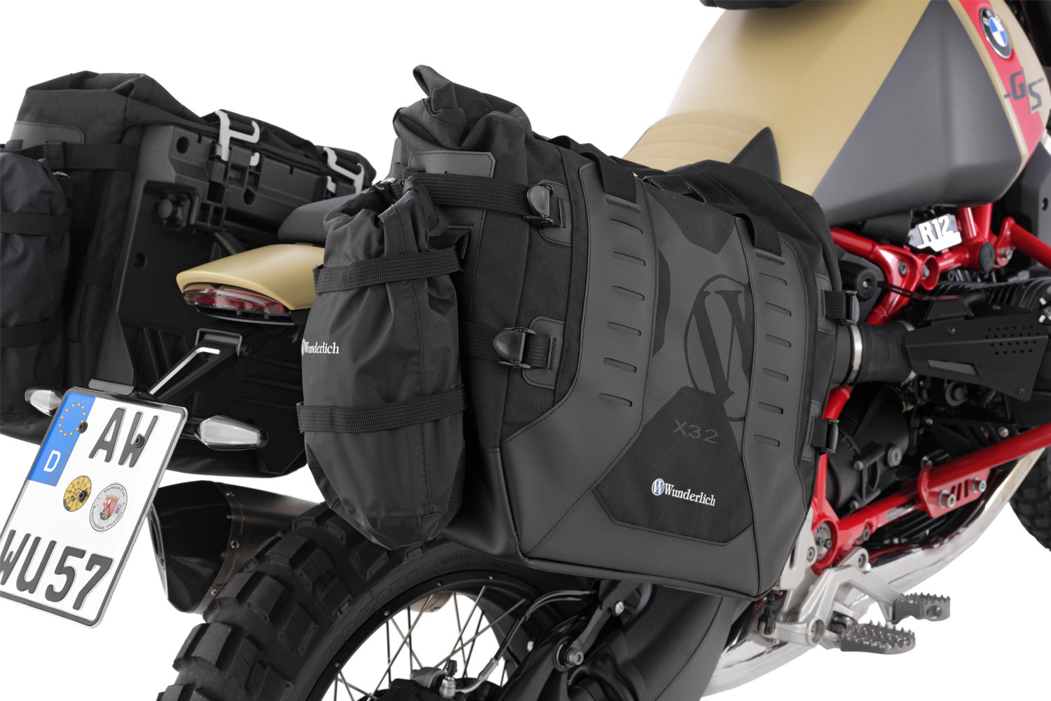 Wunderlich X luggage system side bag with carrier R 12 G/S