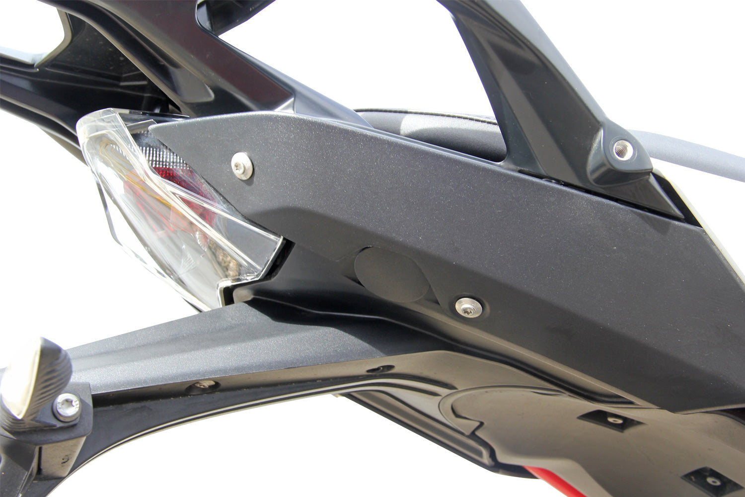 Tail fairing cover plugs