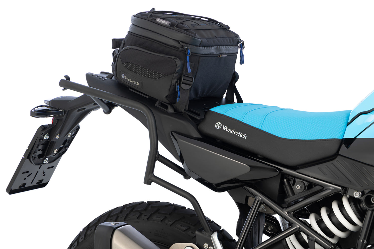 Wunderlich luggage rack for passenger seat