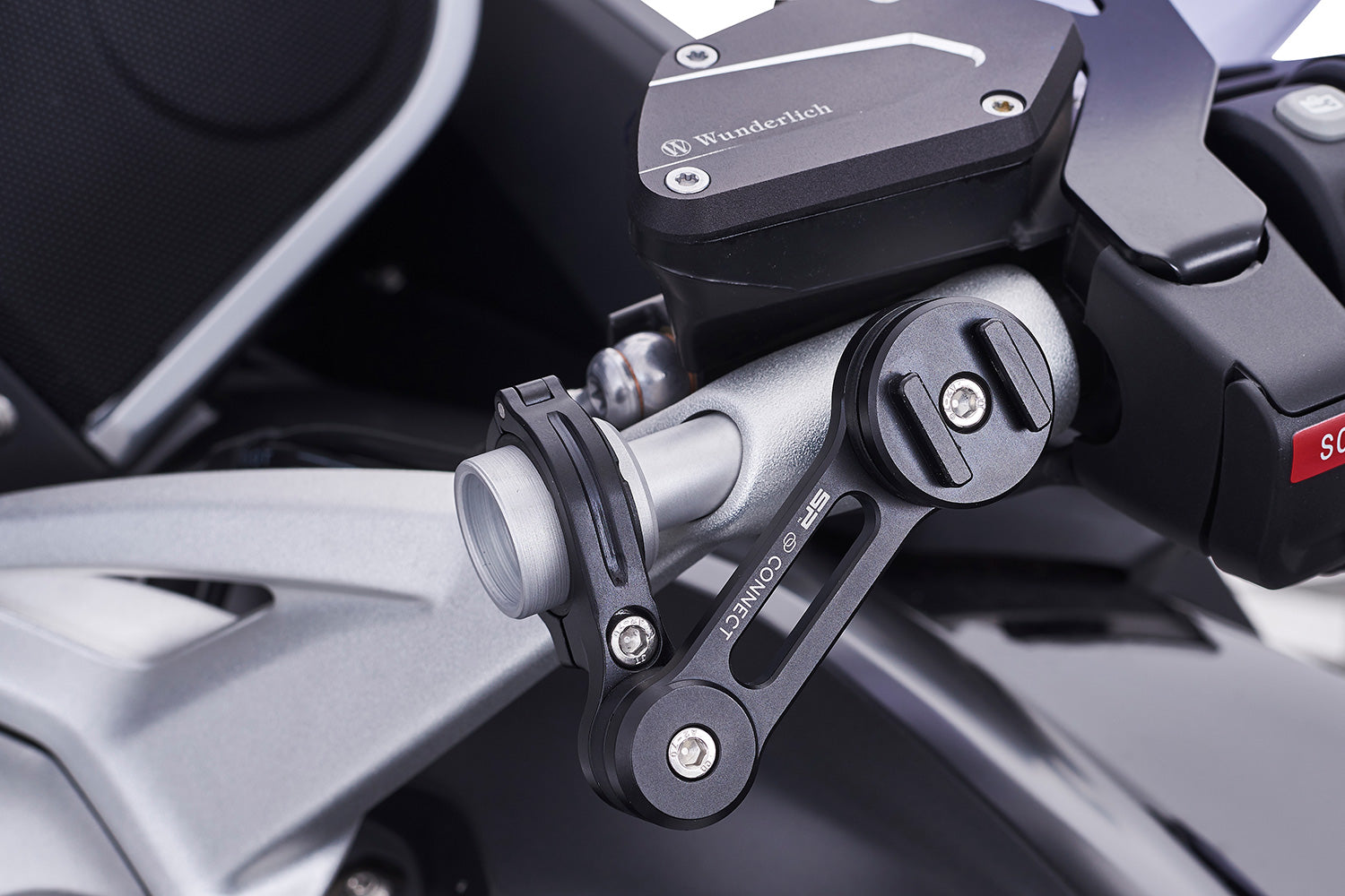Wunderlich Clip-On Handlebar Adapter for Smartphone Mount 22 mm