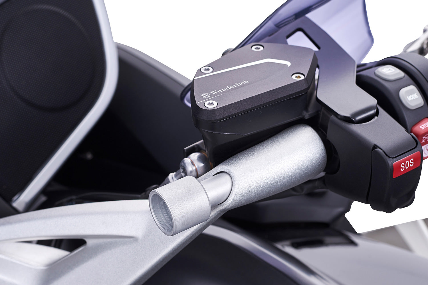 Wunderlich Clip-On Handlebar Adapter for Smartphone Mount 22 mm