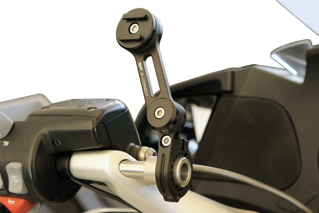 Wunderlich adapter for SP-Connect on stub handlebars