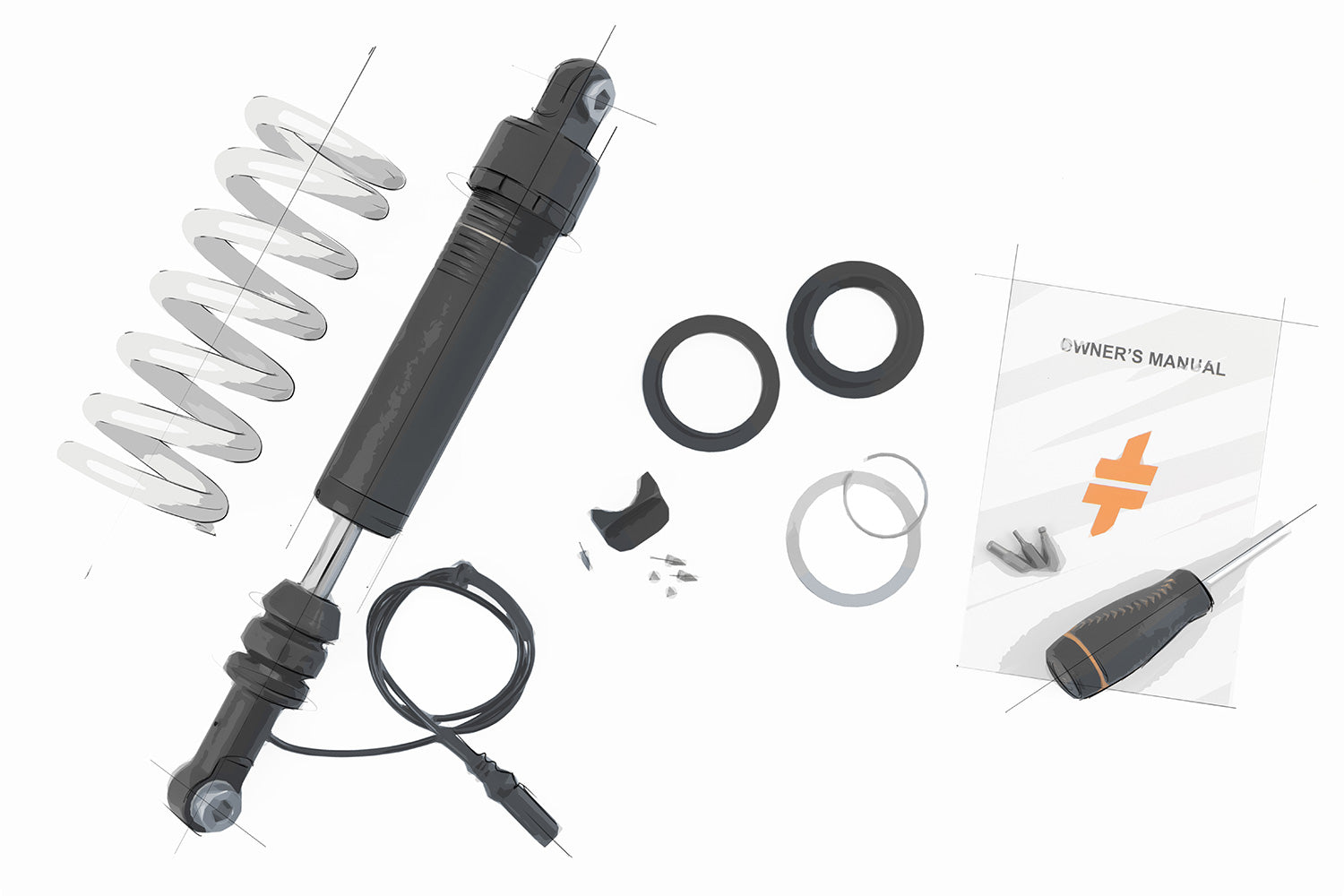 Wunderlich Suspension Shock absorber eS2