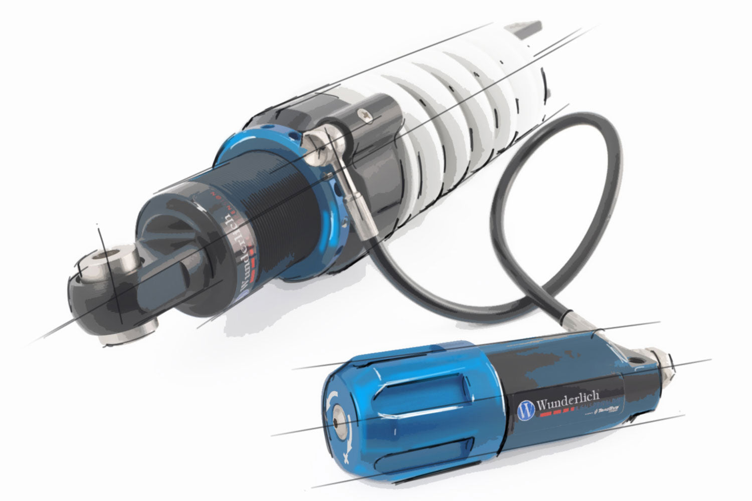 Wunderlich Suspension Shock absorber S4 + HPA