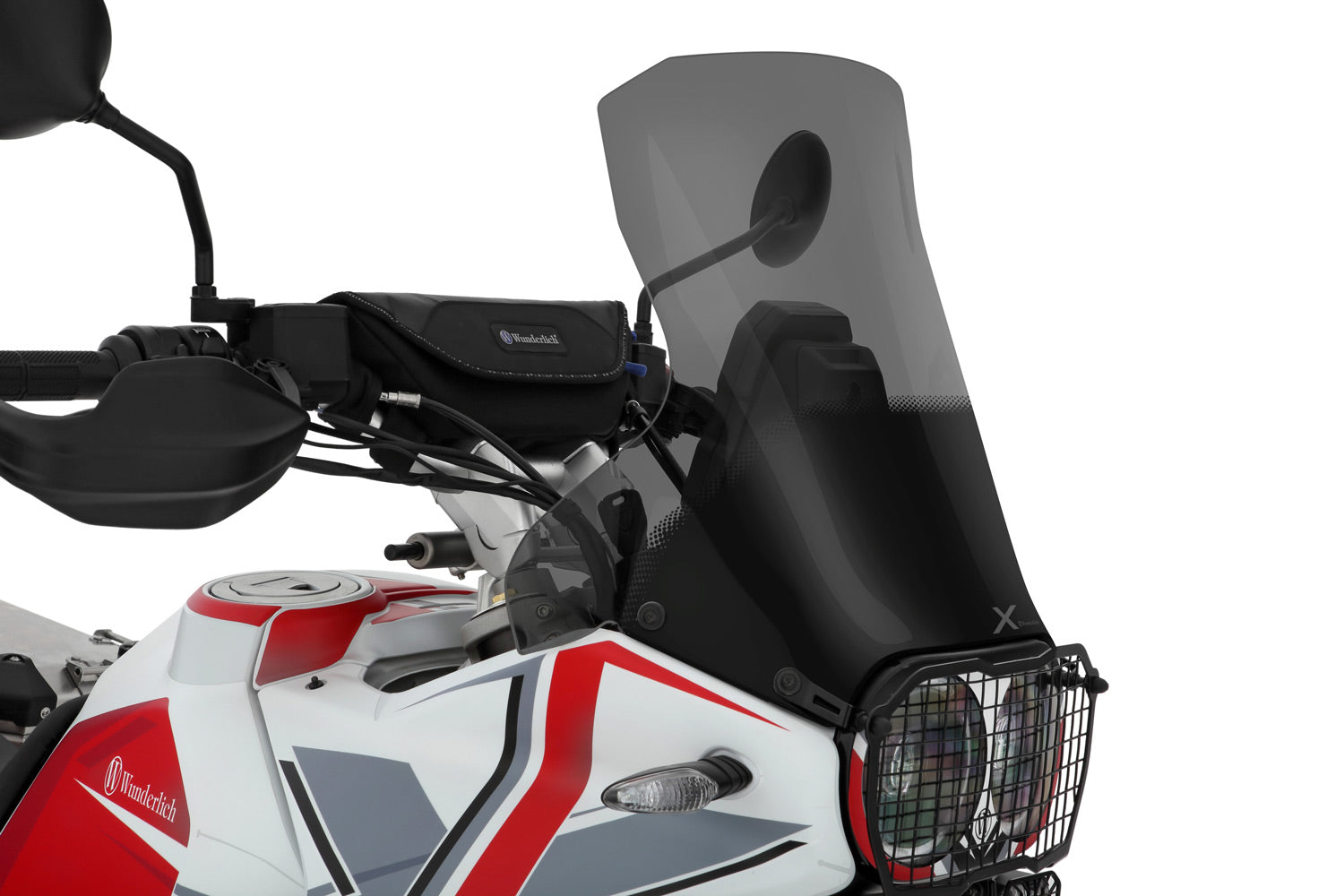 Wunderlich MARATHON windshield - For models with original enduro handguards