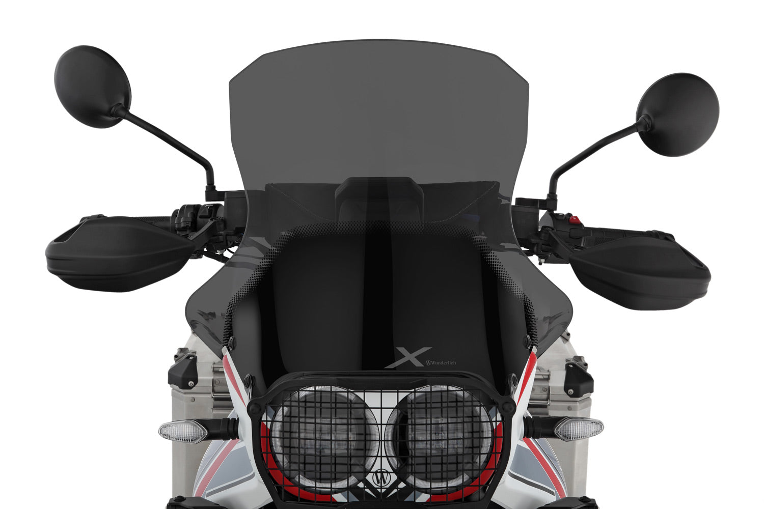 Wunderlich MARATHON windshield - For models with original enduro handguards