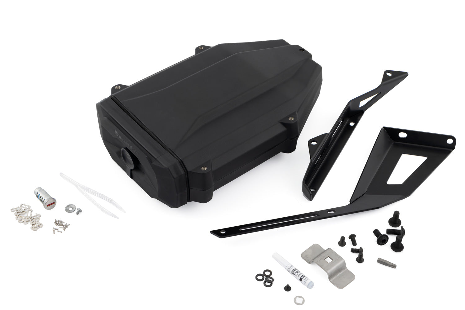 Wunderlich tool box for models without a case carrier + codable lock DesertX (Rally)
