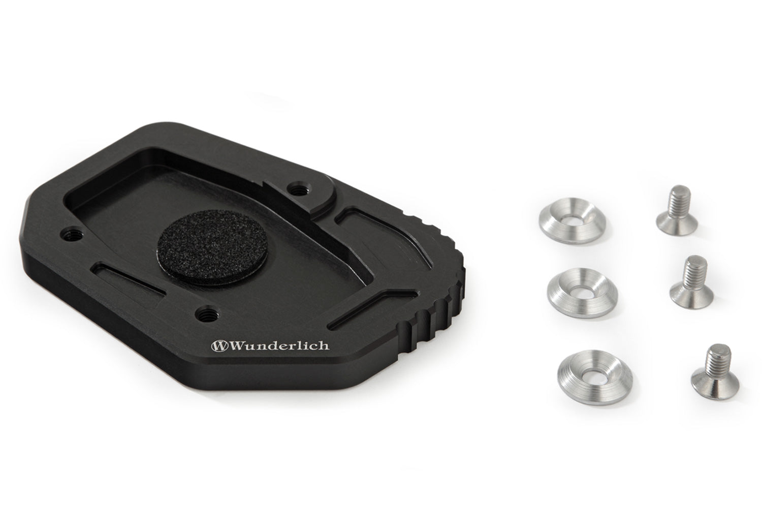 Wunderlich side stand enlarged support Ducati