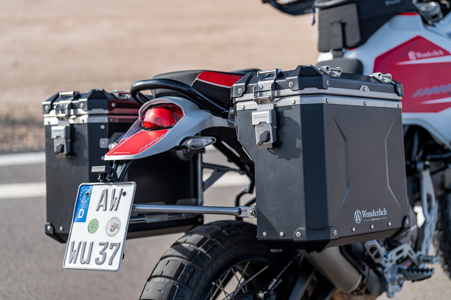 Wunderlich case set EXTREME - slimline - without lock cylinder