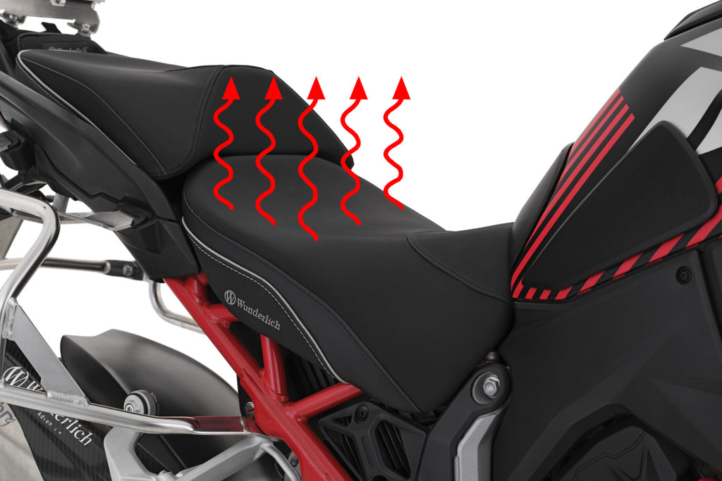 Wunderlich Rider Seat AKTIVKOMFORT with Heating Multistrada V4