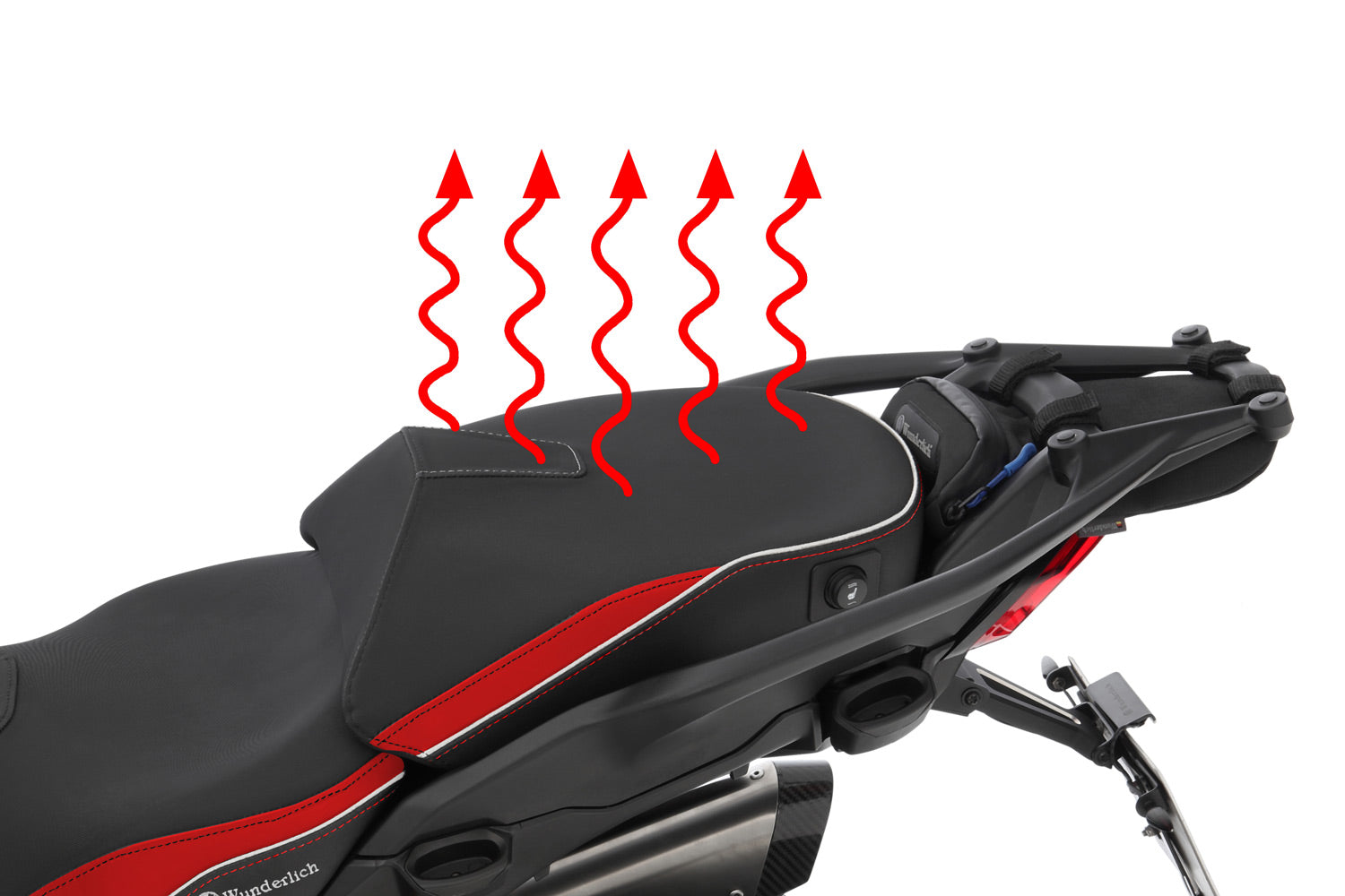 Wunderlich Passenger Seat AKTIVKOMFORT with Heating – Multistrada V4
