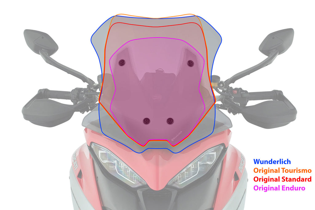 Wunderlich windshield MARATHON Multistrada V4
