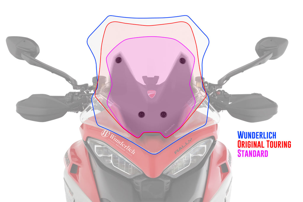 Wunderlich windshield MARATHON Multistrada V4