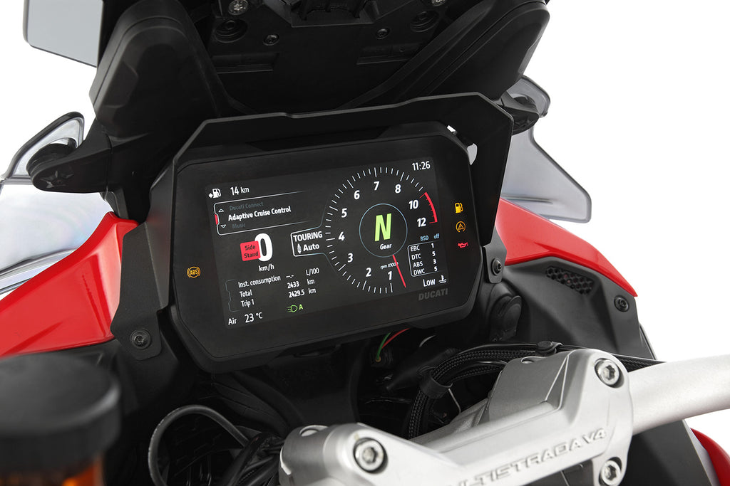 Wunderlich glare shield for cockpit Multistrada V4