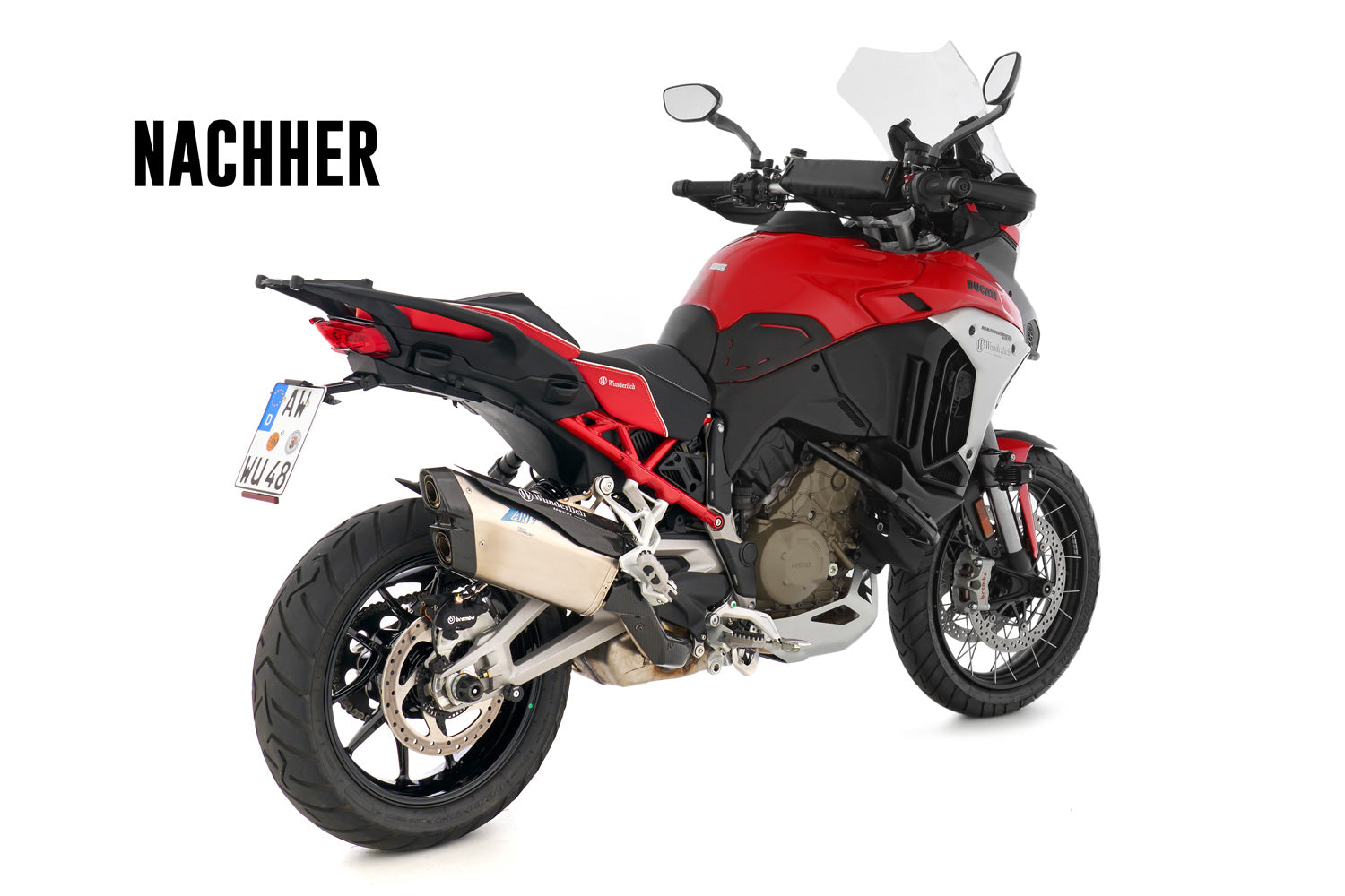 Wunderlich SPORT tail section Multistrada V4