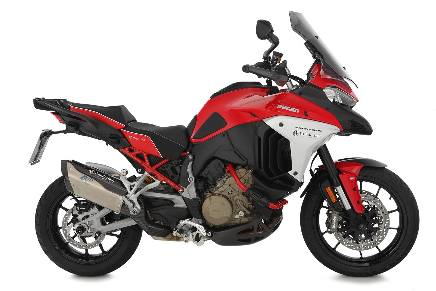 Wunderlich DOUBLESHOCK axle protectors Multistrada V4