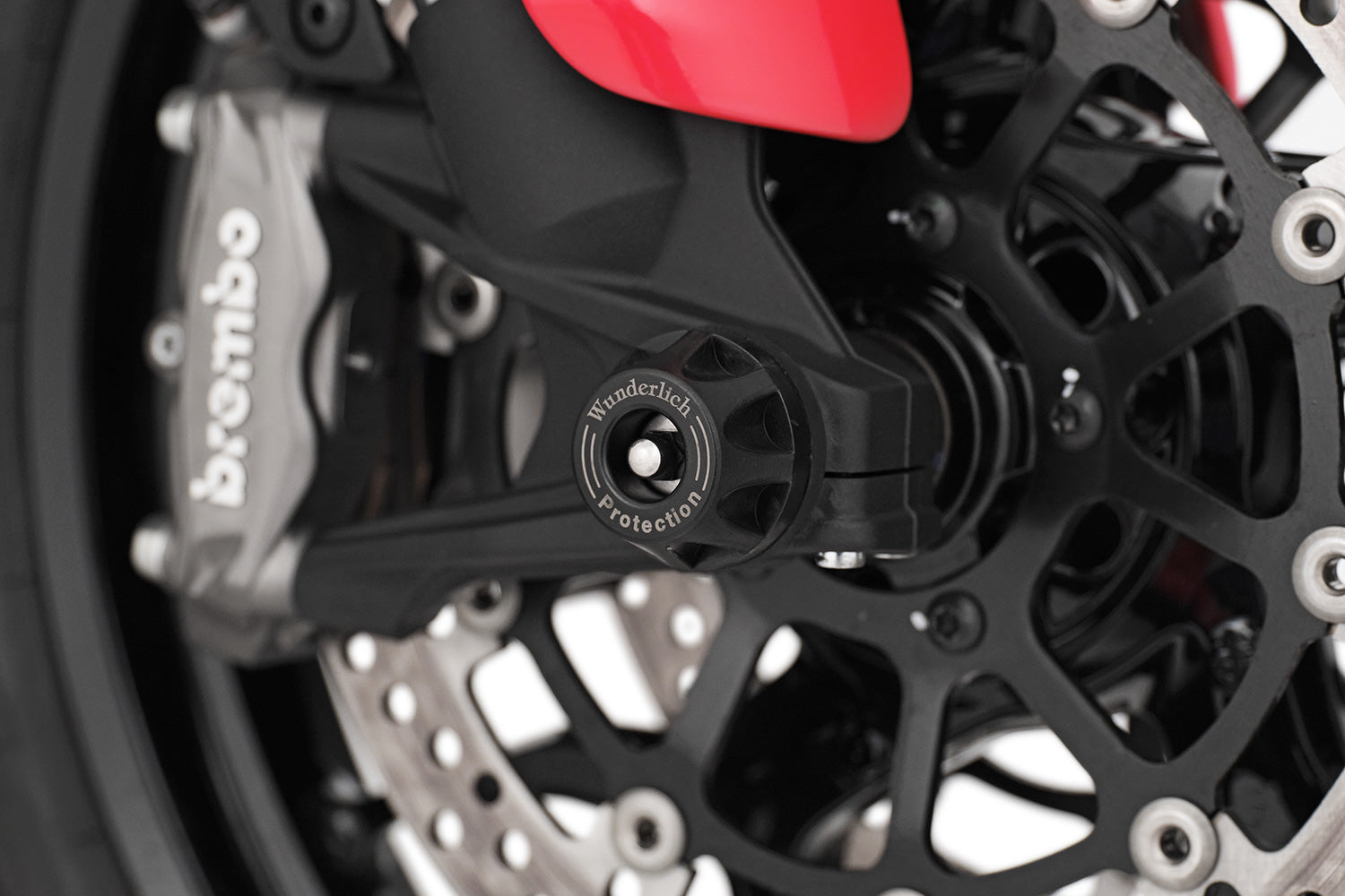 Wunderlich DOUBLESHOCK axle protectors Multistrada V2