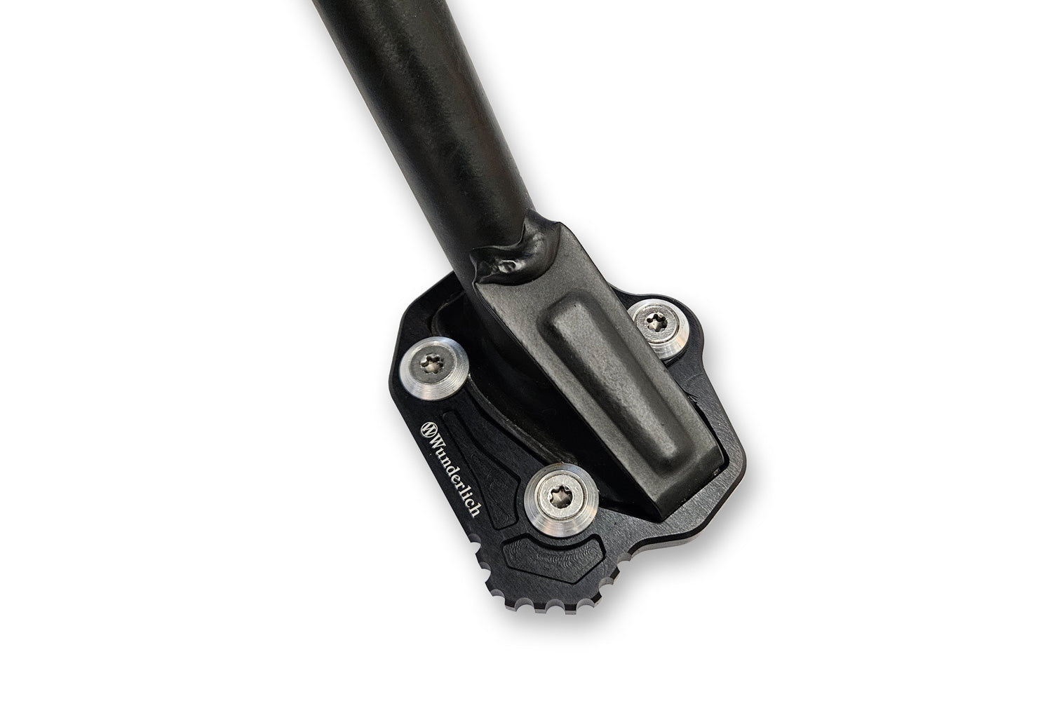 Wunderlich side stand enlarged support for Mulstistrada V4 models with a main stand