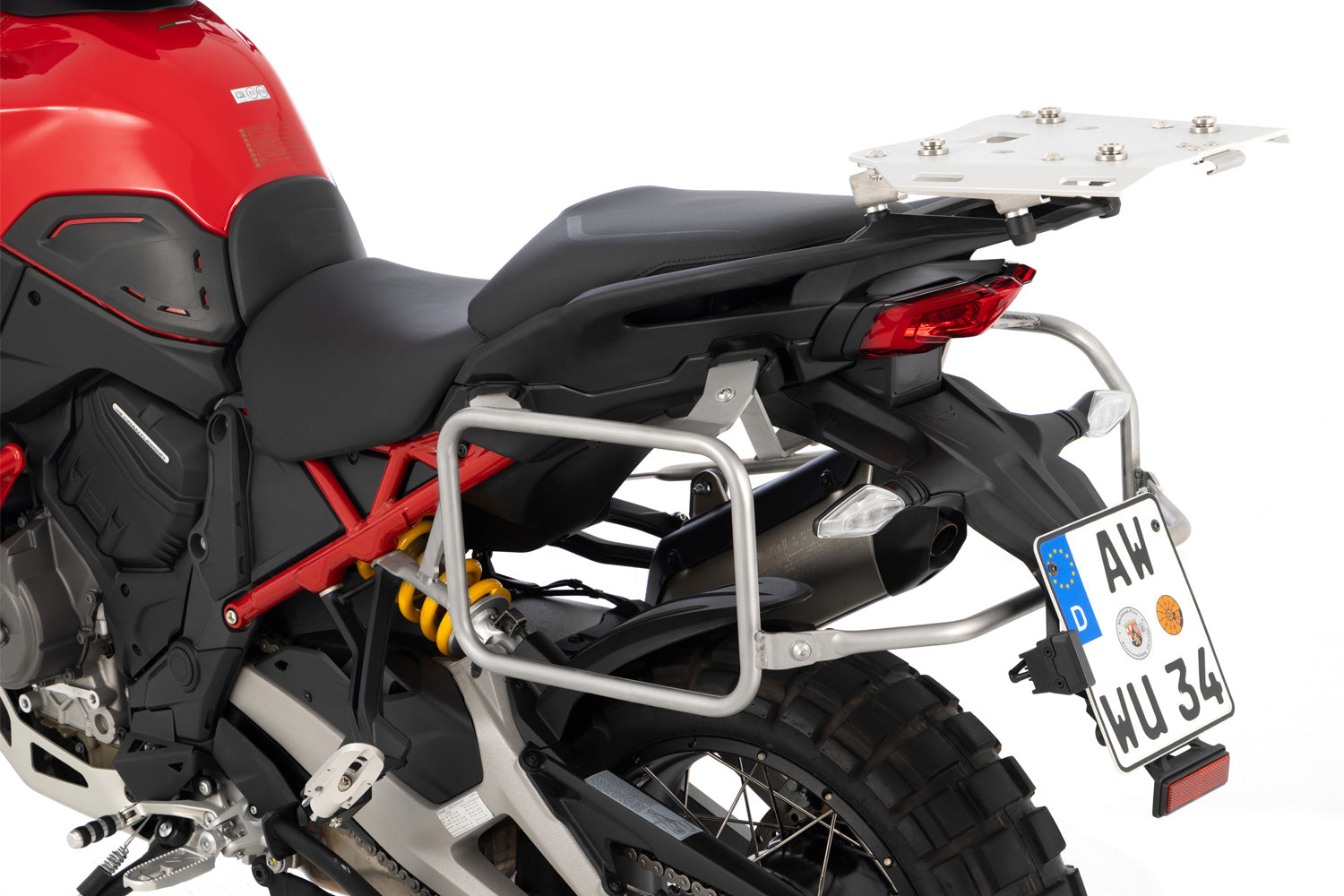 Wunderlich EXTREME case carrier for Multistrada V4
