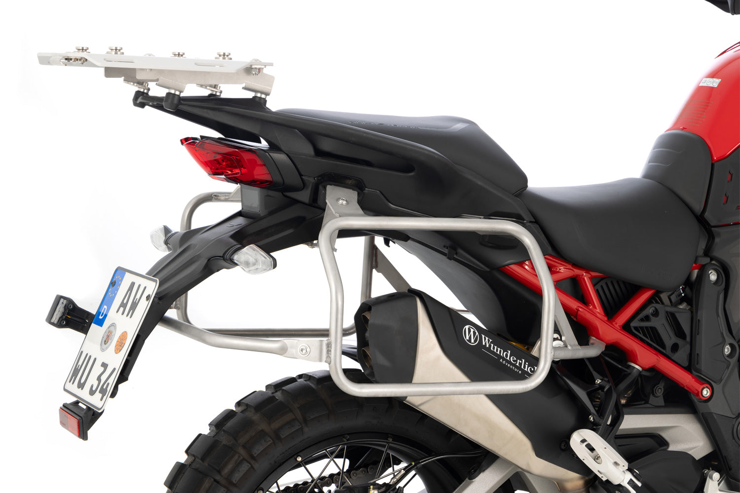 Wunderlich EXTREME case carrier for Multistrada V4