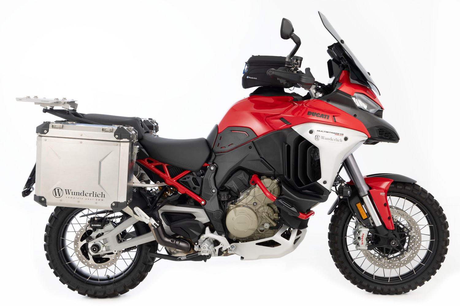 Wunderlich EXTREME case carrier for Multistrada V4