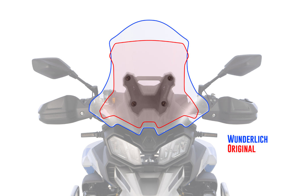 Wunderlich MARATHON windshield for VOGE DS900X