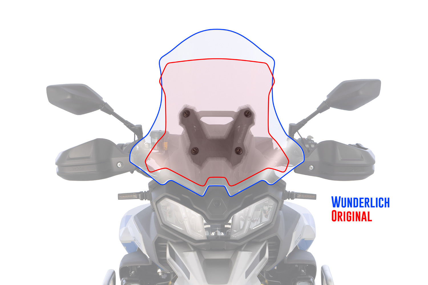 Wunderlich MARATHON windshield for VOGE DS900X