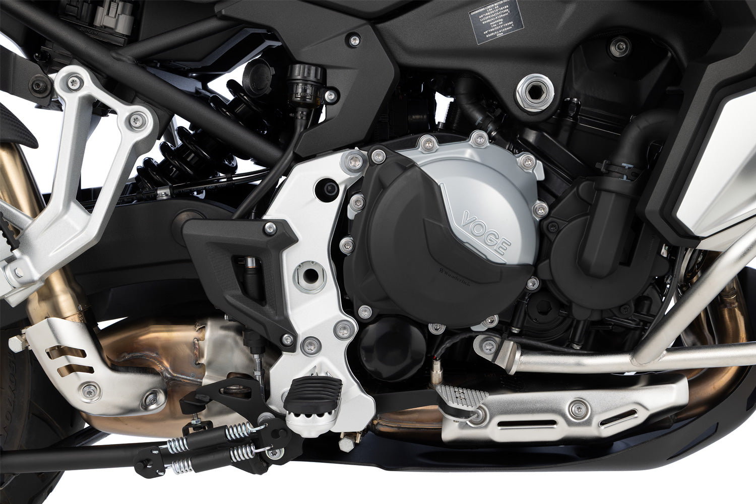 Wunderlich engine protection cover set for clutch and alternator VOGE DS900X