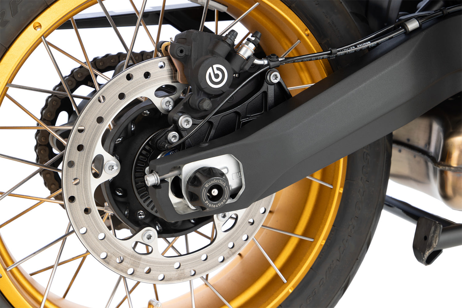 Wunderlich axle protection pads DOUBLESHOCK VOGE DS900X