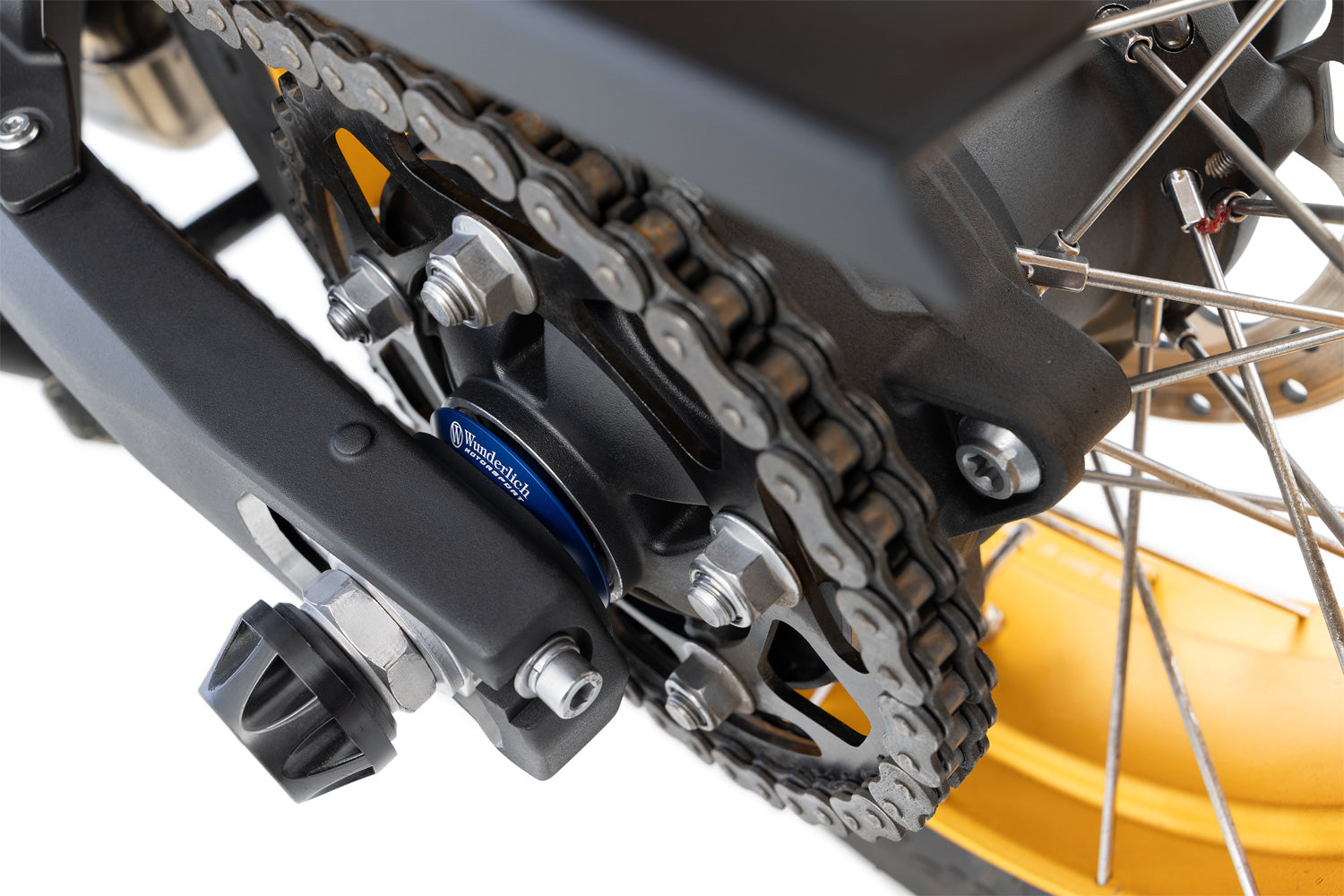 Wunderlich rear wheel spacer sleeve TRACKDAY - chain side