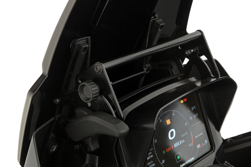 Wunderlich windshield reinforcement for orig or accessory windshield