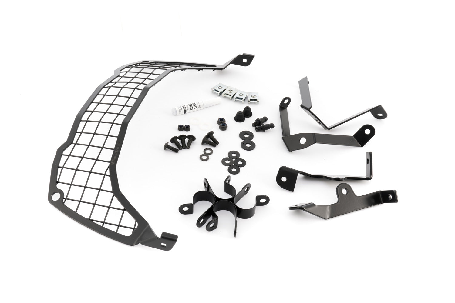 Wunderlich headlight protection grill, foldable