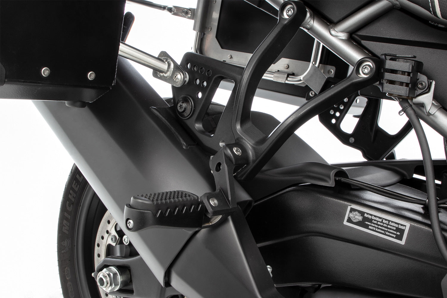 Wunderlich passenger footrest lowering