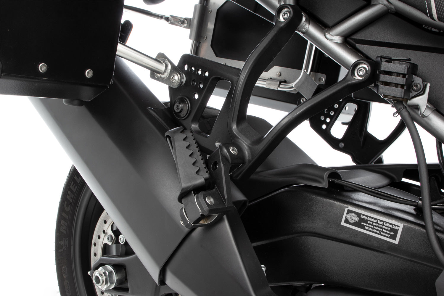 Wunderlich passenger footrest lowering