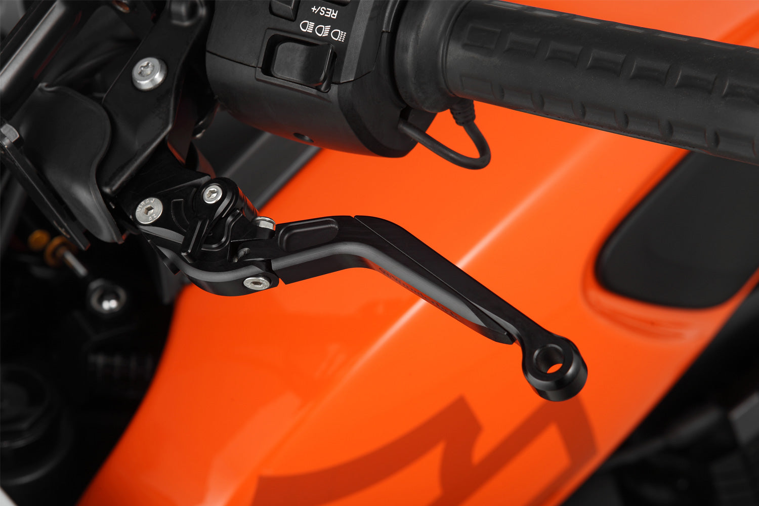 Wunderlich clutch lever - hinged H-D Pan America
