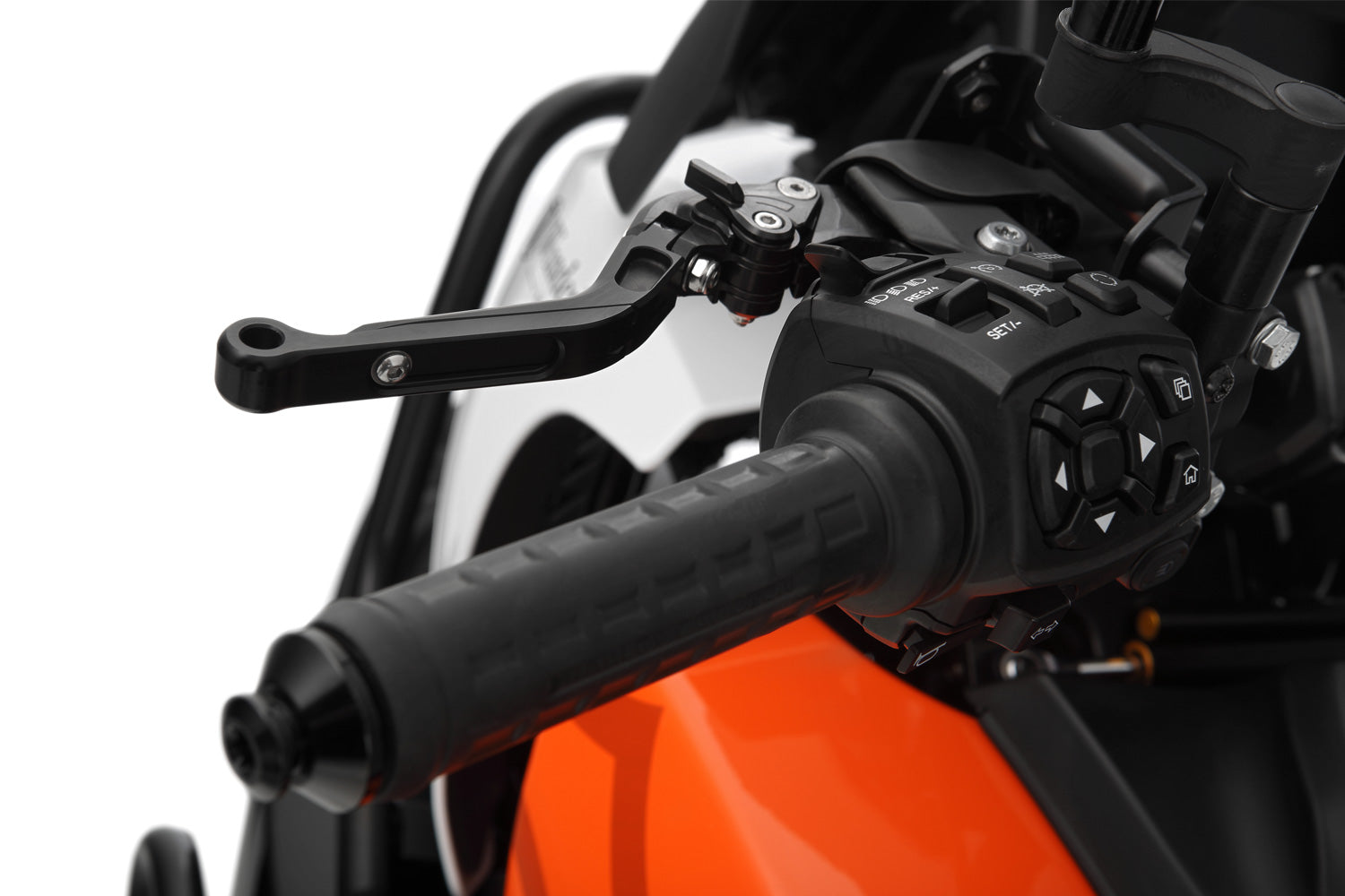 Wunderlich clutch lever - hinged H-D Pan America