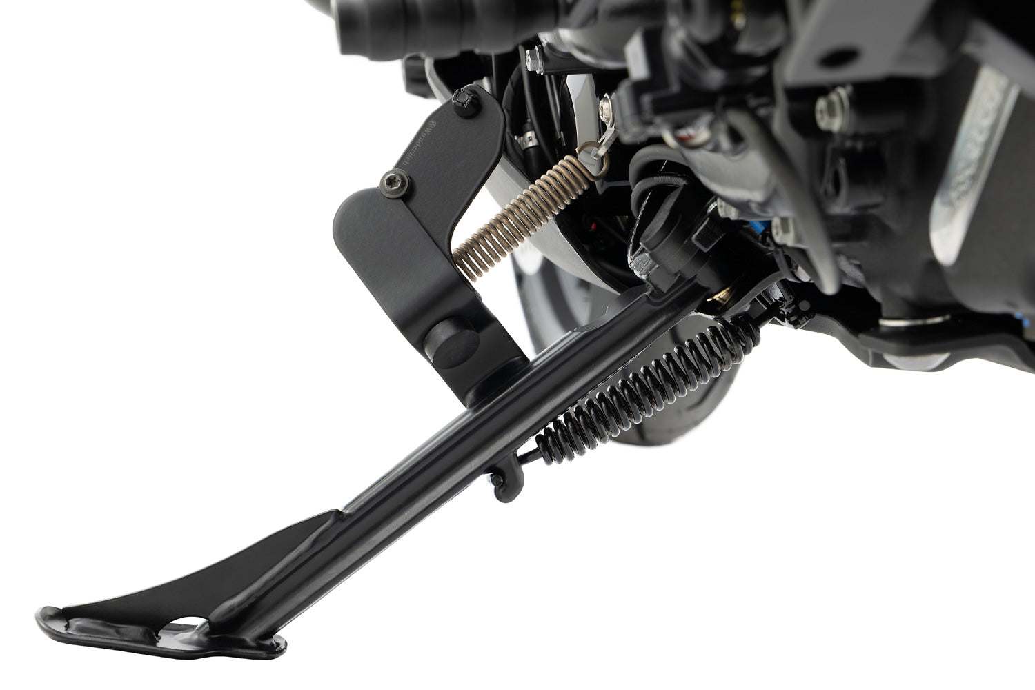 Wunderlich fold-out aid for side stand