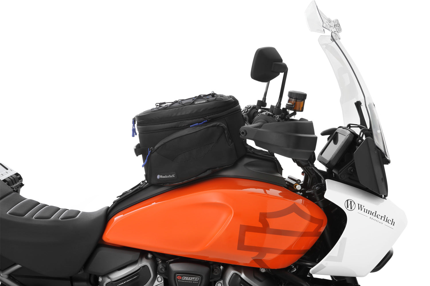 Wunderlich mounting system for ELEPHANT tank bag