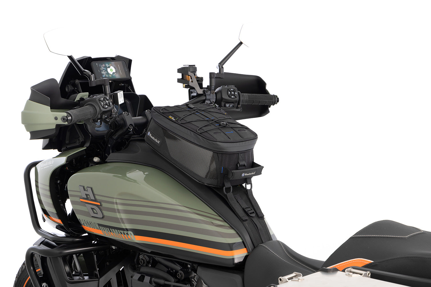 Wunderlich tank bag ELEPHANT TOUR real carbon