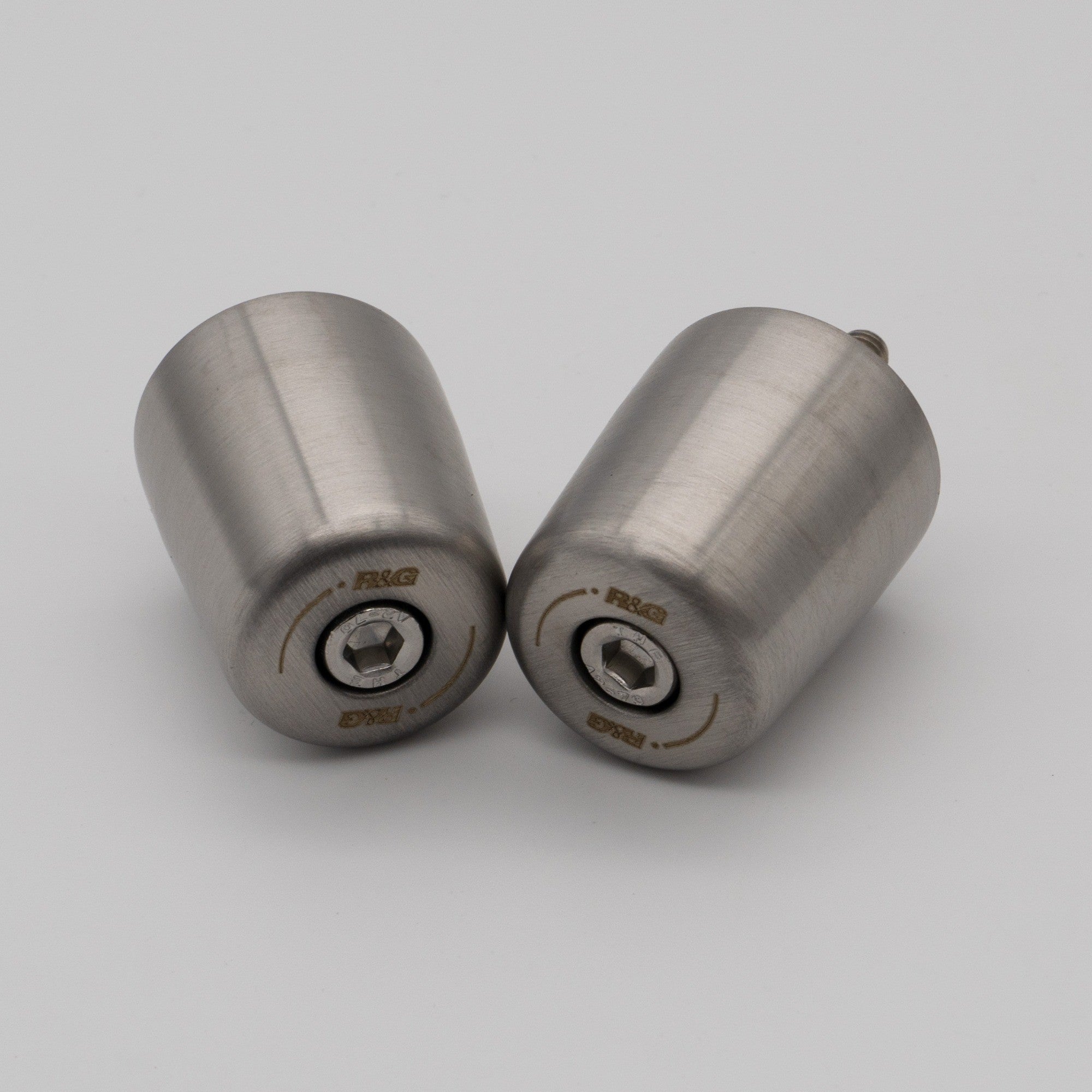 R&G Stainless Steel Bar Ends for the Suzuki SV 650 '16-/SV 650X '18-, Katana '19-, GSX-S1000 '15-'20, GSX-R600/750 '11- '24, Gladious 650 '09-,