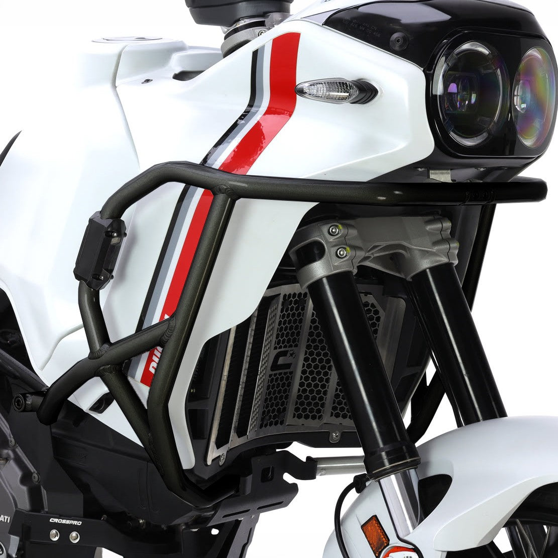 R&G Aluminium Adventure Bars - Black -  for Ducati DesertX '22-'24.