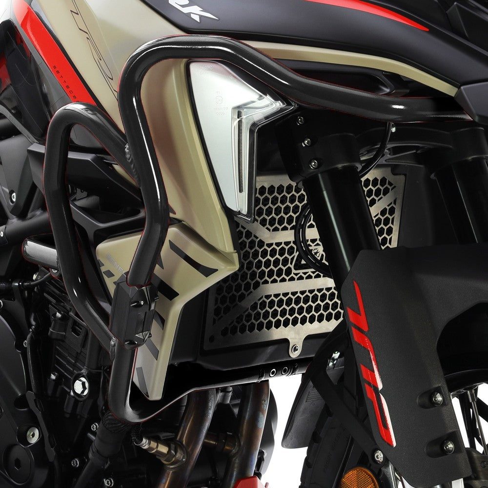 R&G Aluminium Adventure Bars - Black -  for Benelli TRK 702 '23-'24 & TRK 702X '23-'24.