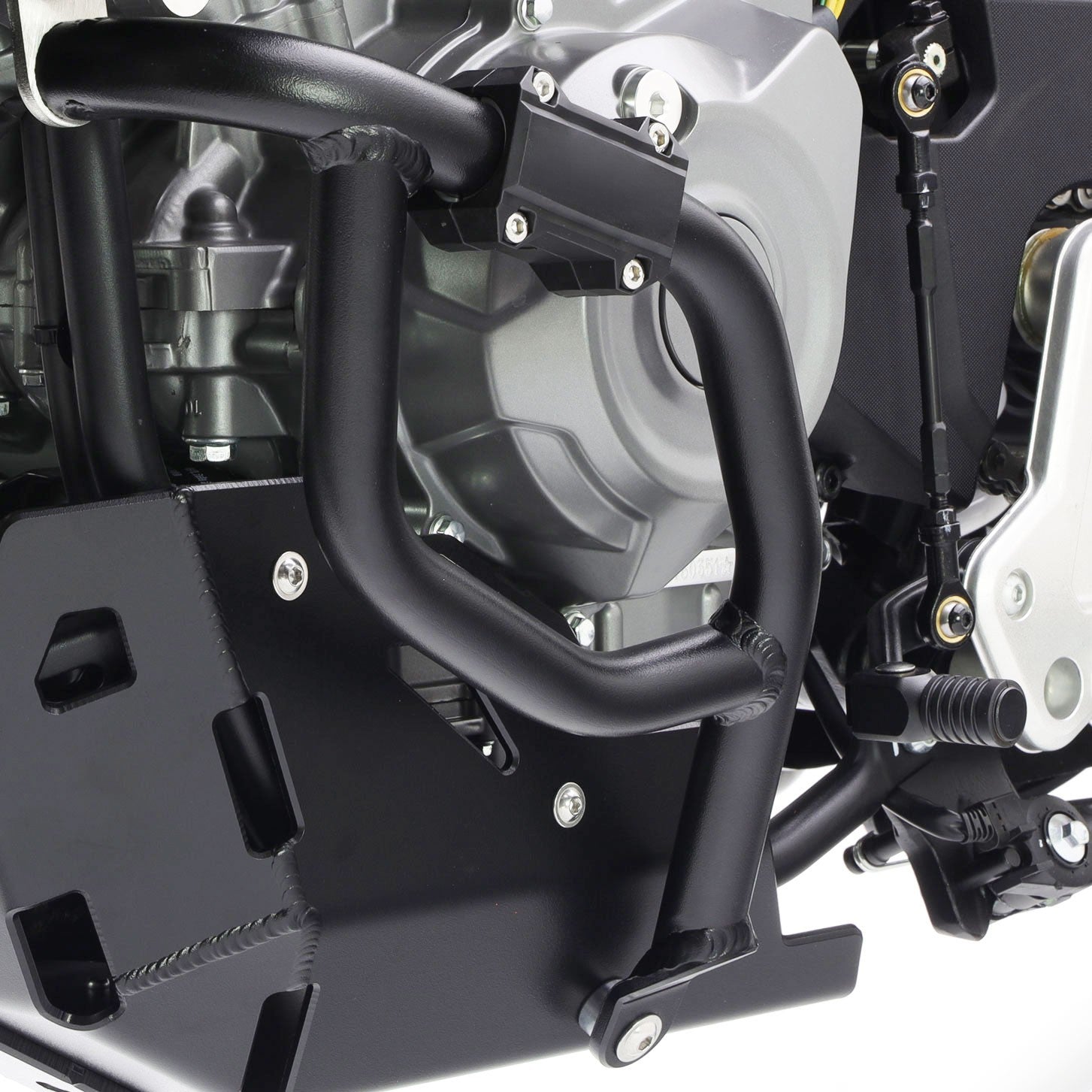R&G Aluminium Adventure Bars - Black -  for CF Moto 450 MT '24- (Lower)