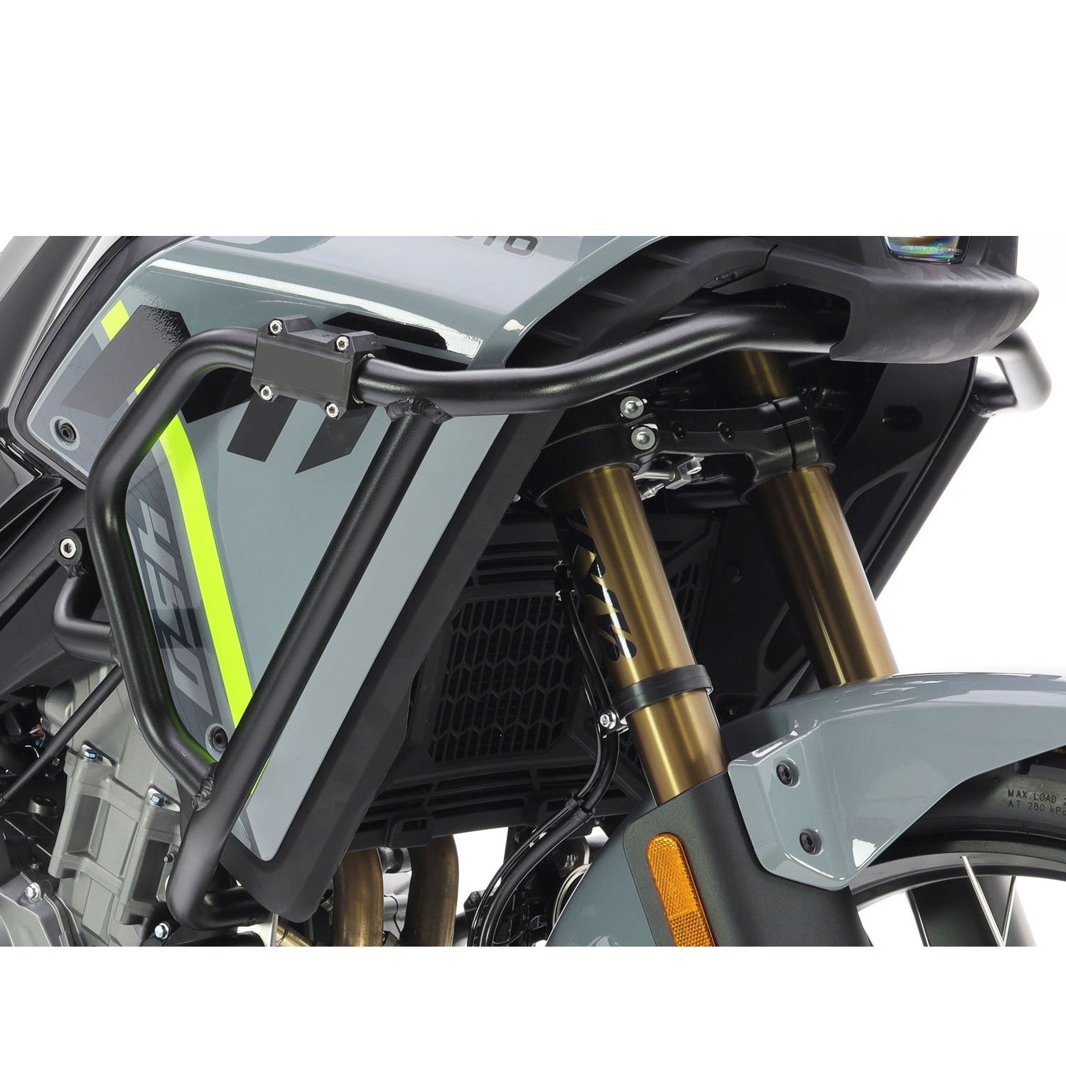 R&G Aluminium Adventure Bars - Black - for CF Moto 450 MT '24- (Upper)