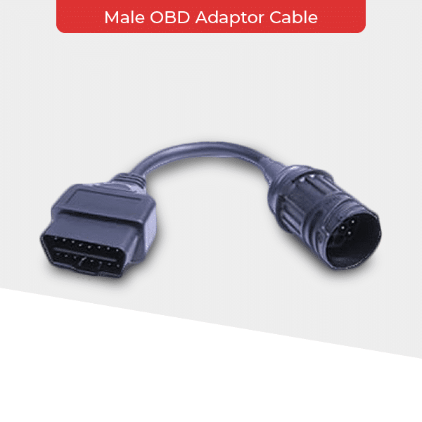 Male OBD Adaptor Cable (OBD-II adapter for 10-pin GS-911)