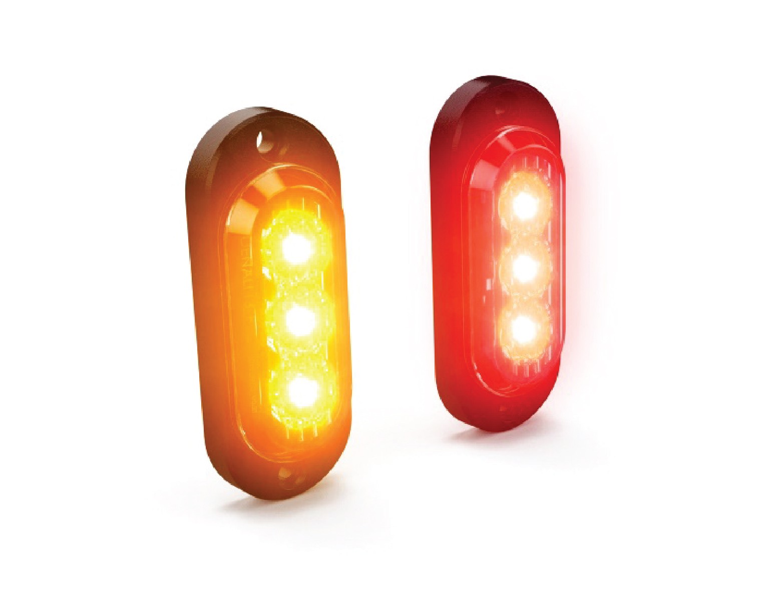 Denali T3 Modular Switchback Signal Pods | Rear - Red/Amber