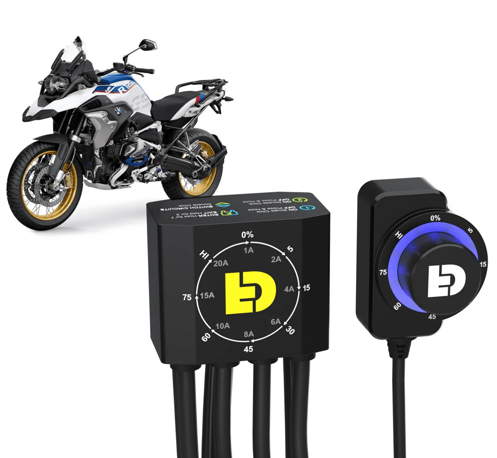 Denali DialDim™ Lighting Controller for BMW R1250GS (Adventure) '19