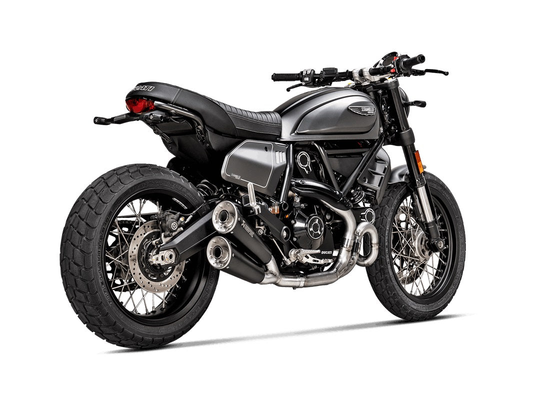 DUCATI Scrambler Desert Sled / Fasthouse (800cc) 2021-2022 - Akrapovic Exhausts - E-D8E2
