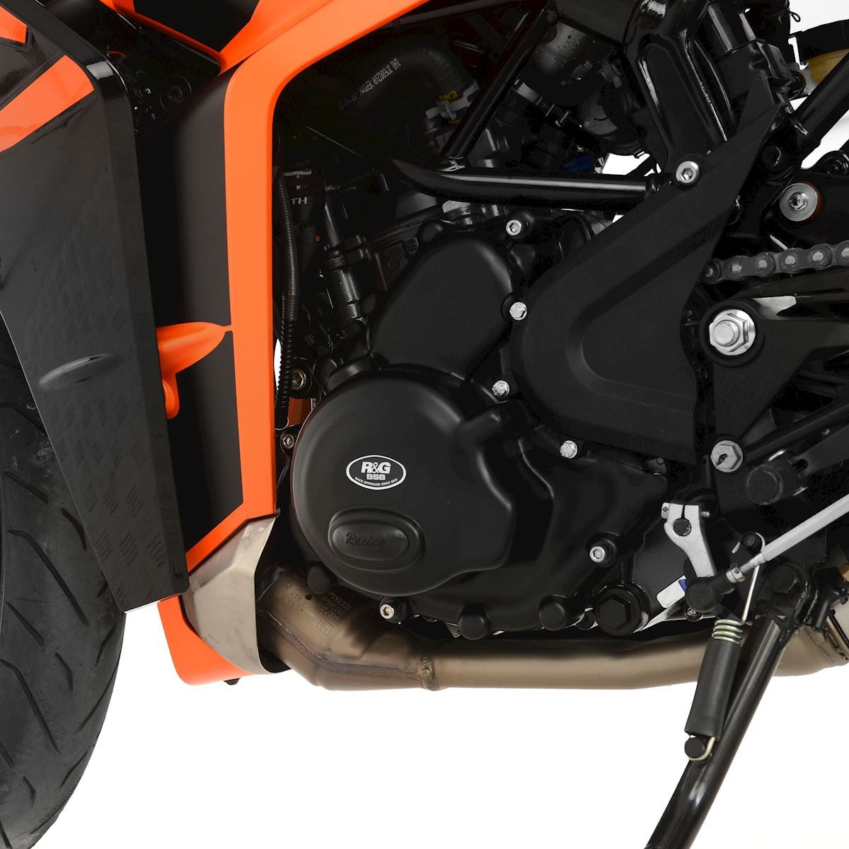 Engine Case Cover for the Husqvarna Vitpilen/Svartpilen 401 '18- '23, KTM 250 Duke '17- '23, KTM 390 Duke '16-'23, RC390 '16- & KTM 390 Adventure '20- '24 (LHS) models (Race/ Road use) 